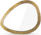 Benoa Large Brass Egg-shaped Mirror
