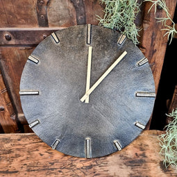 Benoa Las Vegas Brass Antique Round Clock 37 cm