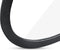 Benoa Medium Black Egg-shaped Mirror