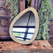 Benoa Small Brass Egg-shaped Mirror