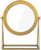 Benoa Style Brass Round Mirror on Standard