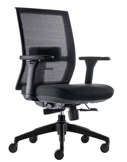 bens 835 ergo 4 - bureaustoel - zwart