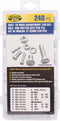 Benson Assortimentbox - bouten, moeren en veerringen - verzinkt - 240-delig - diverse maten