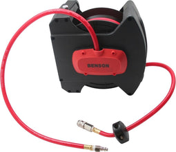 Benson Automatische luchtslanghaspel - 10 meter - duurzaam polypropyleen - draaibare ophanging - mechanische stop