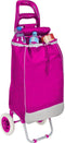 Benson Boodschappentrolley 96x34x21cm - Fun Color Roze - Waterdicht en Opvouwbaar