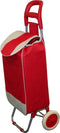 Benson Boodschappentrolley - Waterdicht - Opvouwbaar - 40L - Rood - 96x34x21 cm