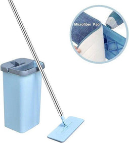 Benson clean vloerwisser + emmer - Dweil met emmer - Inclusief 1 microvezel pad