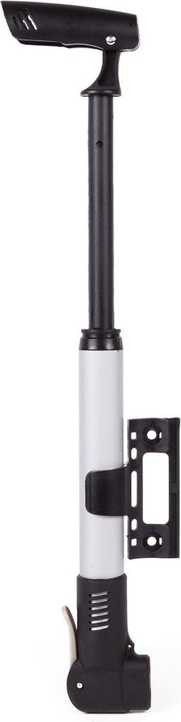 Benson Compacte fietspomp - universele steun - lichtgewicht - grijs/zwart