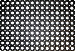 Benson Deurmat - Rubberring - 40 x 60 cm - Zwart