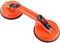 Benson Dubbele zuignaphouder - 50 kg draagkracht - Ø 115 mm - oranje