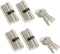 Benson Euro Profielcilinder - 4 Stuks - Gelijksluitend
