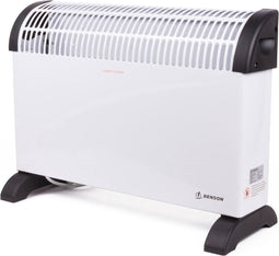 Benson Flexibele convector heater - 3 standen - Oververhittingsbeveiliging - Compact - Wit