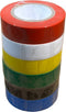 Benson Isolatietape - PVC - 15 meter x 18 mm - 6 kleuren - Set van 6