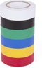Benson Isolatietape - PVC - 15 meter x 18 mm - 6 kleuren - Set van 6
