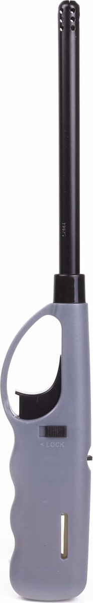 Benson Lange navulbare BBQ-aansteker - 27 cm - zwart/grijs - veilig en stijlvol