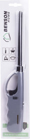 Benson Lange navulbare BBQ-aansteker - 27 cm - zwart/grijs - veilig en stijlvol