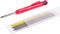 Benson Markeerpotlood met puntenslijper - 6 Reserve Potloden - voor diverse materialen - 2B hardheid