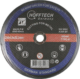 Benson Metaal doorslijpschijf - Ø 230 mm - extra dun - hoge snijsnelheid - lange levensduur