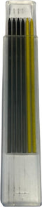 Benson Navulling markeerpotlood - 6 reservestiften - 4 grafiet, 2 geel