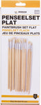 Benson Penseelset - Penselen - Kwasten Plat - 12 delig