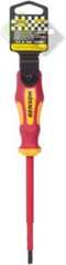 Benson Platte schroevendraaier - geïsoleerd VDE - 5.5 x 125 mm - rood