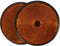 Benson Ronde reflector - 85 mm - oranje - 2 stuks - E-keur - schroefbevestiging