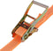 Benson Spanband met ratel - 5 meter - 3 ton capaciteit - oranje - inclusief 2 haken