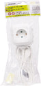 Benson Stekkerdoos - 1.5 meter - met Randaarde Stekker - 16A - 230 V - 2 USB Aansluitingen - Wit