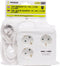 Benson Stekkerdoos - 3 Stopcontacten - 2 USB-poorten - 1,5 meter kabel - Wit