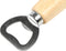 Benson Stijlvolle flessenopener met houten handvat - universeel - 14 cm