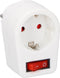 Benson Stopcontact met schakelaar - Randaarde - 3500 Watt - Wit