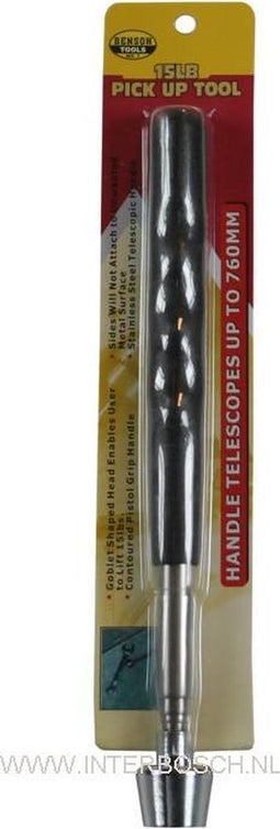 Benson Telescopische magnetische oppaktool - RVS - 7 kg - uitschuifbaar tot 76,85 cm