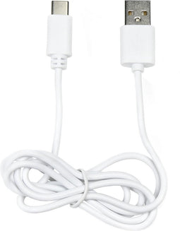 Benson USB naar Type C kabel - 1 meter - Wit - Snel opladen en dataoverdracht