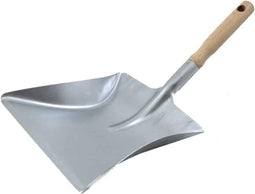 Benson Verzinkt stofblik - houten steel - duurzaam en compact - 220x230 mm