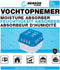 Benson Vochtopnemer - 2 x 400g granulaat - Compact - Langdurige werking - 12 x 13 x 13 cm