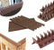 BensonAnti Klim Strips – 10 stuks– 49 cm lengte per strip - kleur Bruin