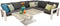 Benton Lounge diningset - Wit