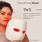 Therabody TheraFace Mask - LED Gezichtsmasker - Rood Licht Therapie - Huidverzorging - Rood + Infrarood + Blauw Licht - Red Light Therapy