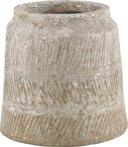 PTMD Rayan Ronde Bloempot - 29 x 29 x 29 cm - Keramiek - Groen