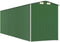 vidaXL - Tuinschuur - 192x606x223 - cm - gegalvaniseerd - staal - groen