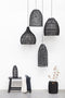 Original Home Lampenkap Hanglampen - Bogor Zwart - 45x30; 55x40; 65x50 cm