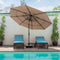 Coast Tuinparasol - 300 cm - Dubbel geventileerd - Bruin