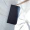 Selencia iPhone 11 - Echt Lederen Bookcase - 3 Pashouders - Blauw
