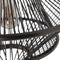 BePureHome Bamboo Hanglamp - Zwart - 31x46x46
