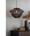 BePureHome Bamboo Hanglamp - Zwart - 31x46x46