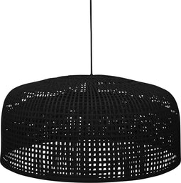 BePureHome Construct Hanglamp - Bamboe - Zwart - 30x65x65