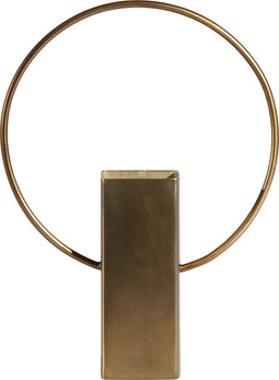BePureHome Ring Vaas - Metaal - Antique Brass - 25x18x5