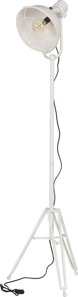 BePureHome Spotlight Staande Vloerlamp - Metaal - Wit - 167x54x45