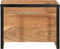 vidaXL - Wandschap - 40x30x50 - cm - massief - acaciahout - en - ijzer