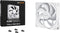 BeQuiet PURE WINGS 3 White 120mm PWM PC-ventilator Wit (b x h x d) 120 x 25 x 120 mm